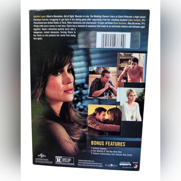 The Boy Next Door DVD 2015 Widescreen Special Features Jennifer Lopez  Sealed - Picture 2 of 3